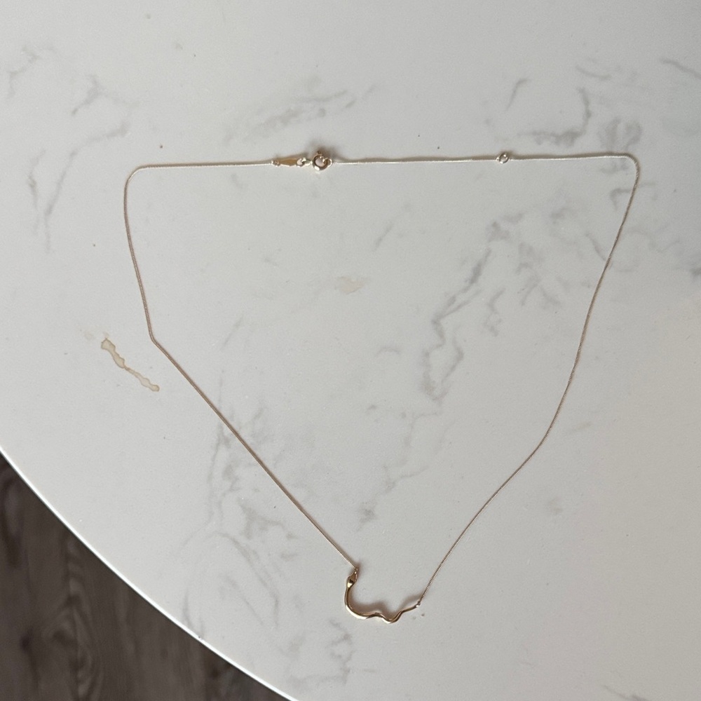 Catbird NYC 14K yellow gold Sylvie Snake Charmer Necklace - Picture 3 of 5